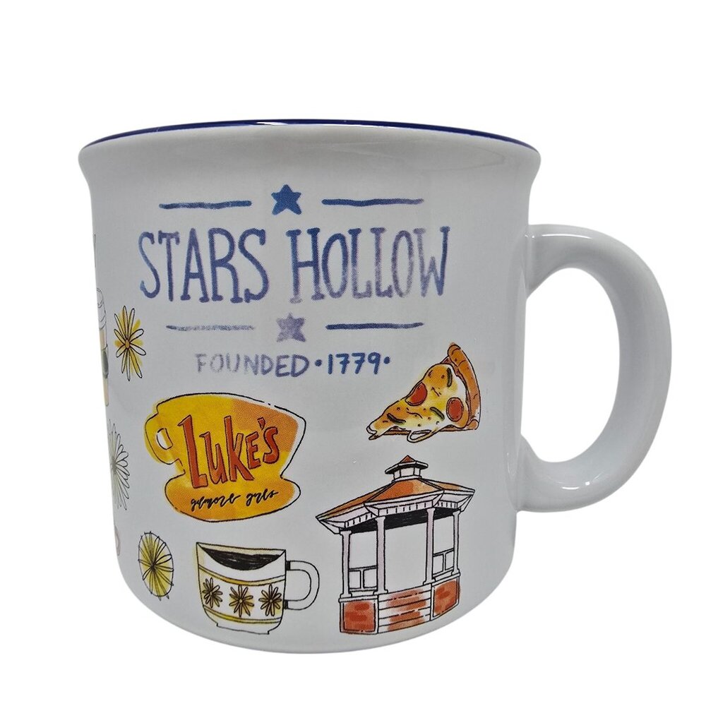 Gilmore Girls Stars Hollow Ceramic Mug Colorful Graphics 20 Oz